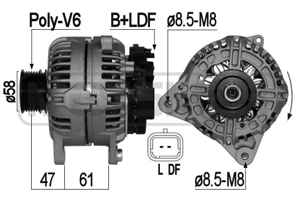 Generator 12V 155A