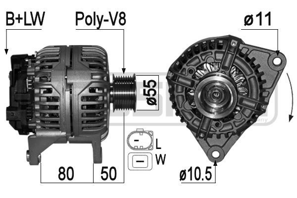 Generator 14V 120A