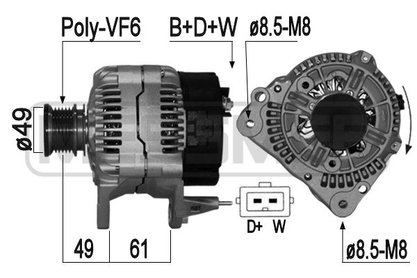 Generator 12V 70A