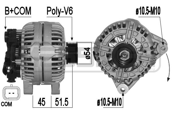 Generator 12V 150A