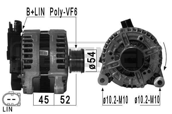 Generator 14V 180A