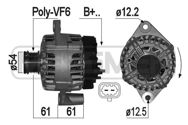 Generator 14V 120A
