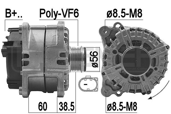 Generator 14V 180A