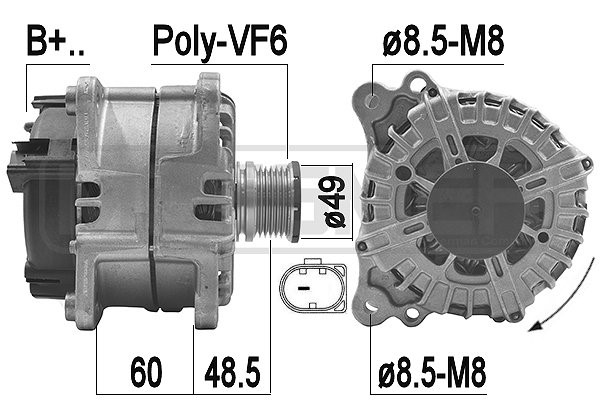 Generator 14V 180A