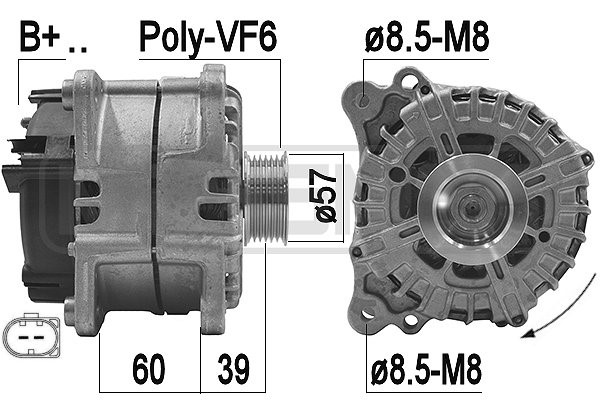 Generator 14V 230A