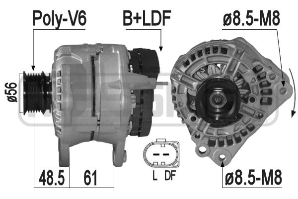 Generator 14V 70A