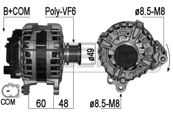 Generator 14V 140A