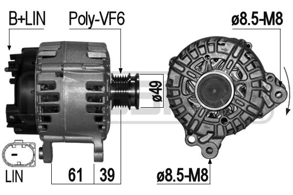Generator 14V 140A