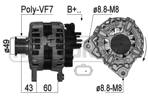 Generator 14V 150A