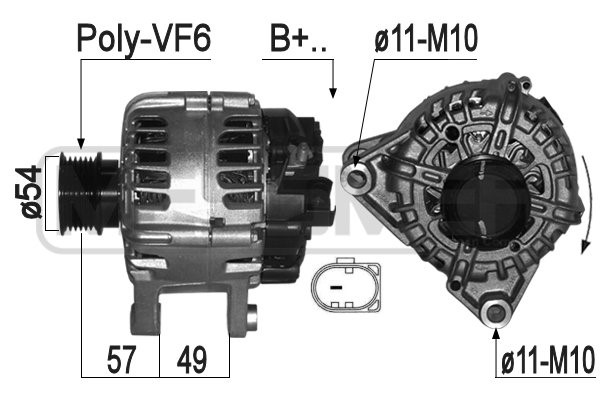 Generator 14V 150A