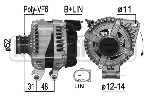 Generator 12V 150A