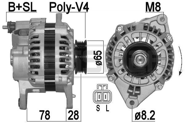 Generator 12V 90A