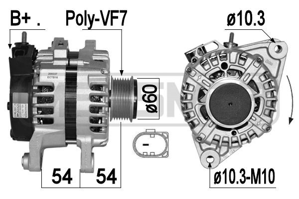 Generator 14V 130A