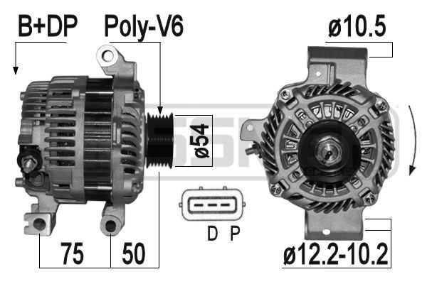 Generator 12V 100A