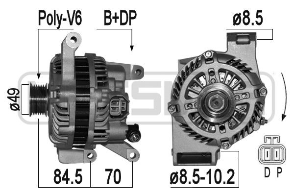 Generator 12V 90A