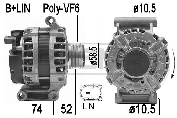 Generator 14V 210A