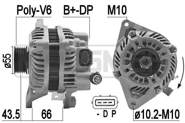 Generator 12V 90A