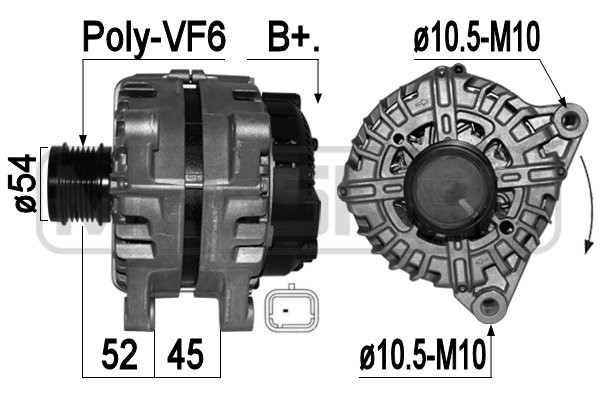 Generator 14V 150A