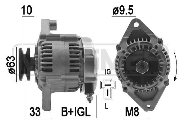 Generator 12V 40A