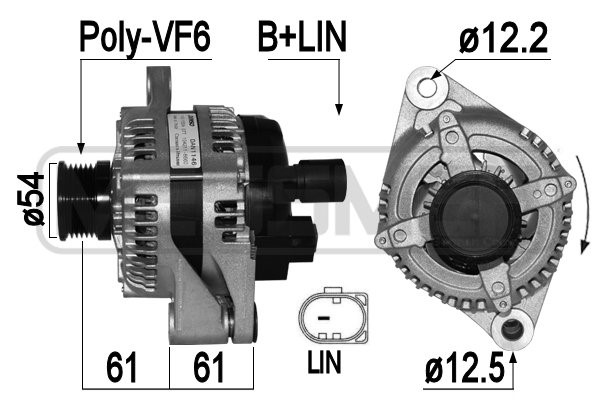 Generator 14V 150A