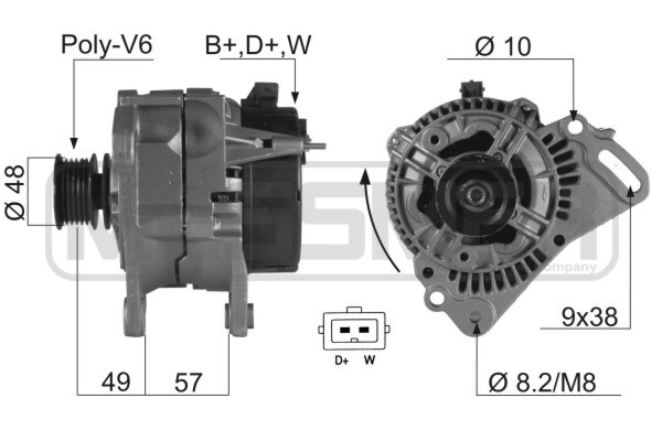 Generator 12V 70A