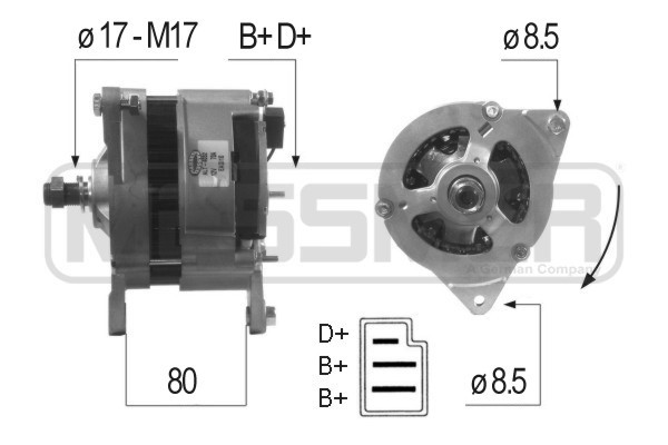 Generator 12V 70A