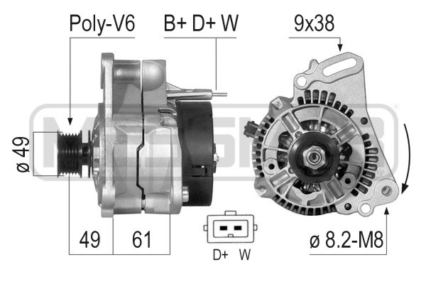 Generator 12V 90A