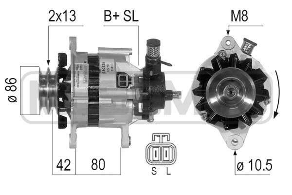 Generator 12V 60A