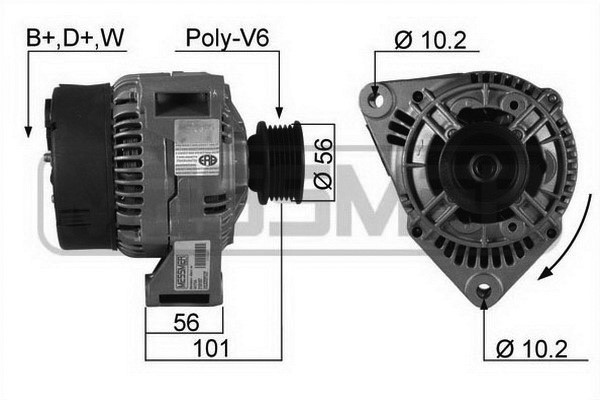 Generator 12V 70A