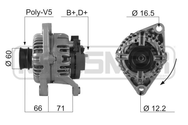 Generator 12V 80A