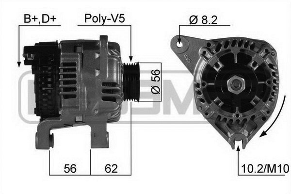 Generator 12V 70A