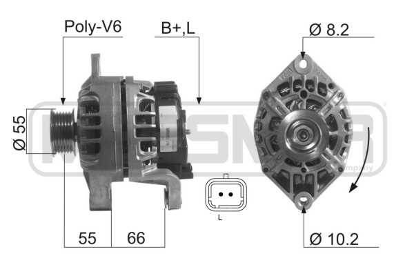 Generator 14V 75A