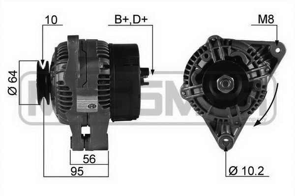 Generator 12V 70A