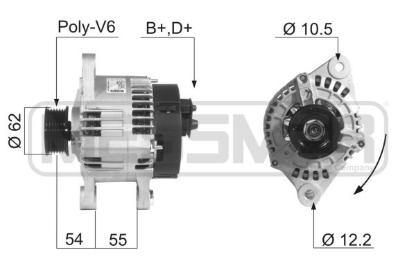 Generator 12V 100A