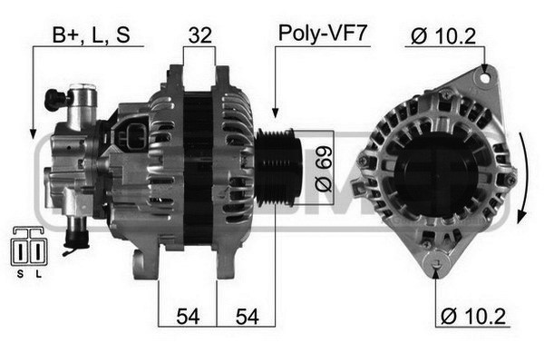 Generator 14V 110A