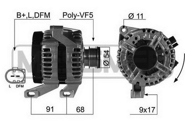 Generator 14V 150A