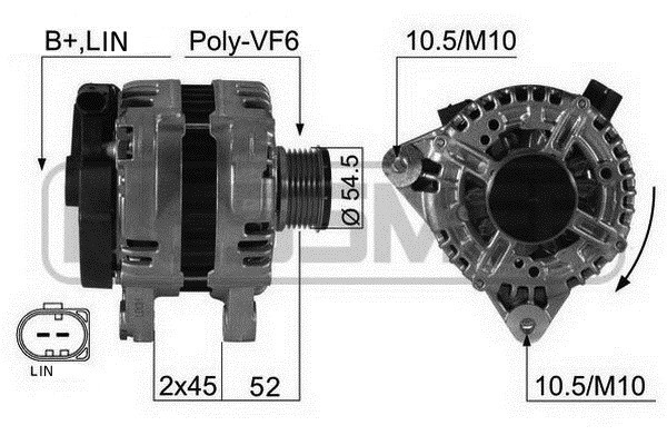 Generator 14V 150A