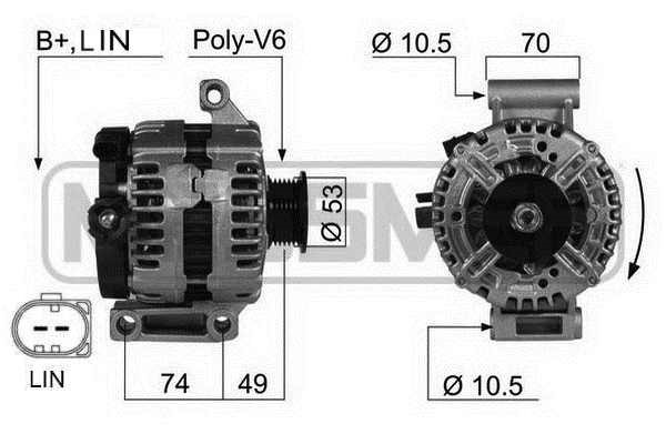 Generator 14V 150A