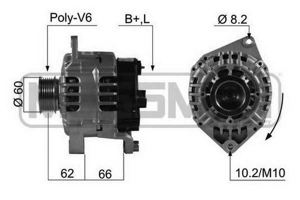 Generator 14V 120A
