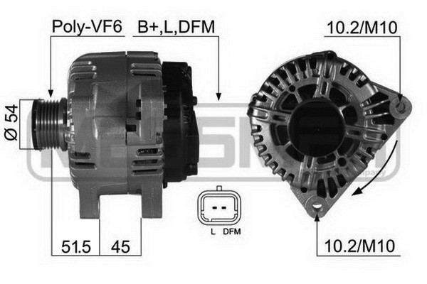Generator 14V 150A