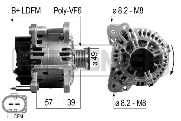 Generator 14V 110A