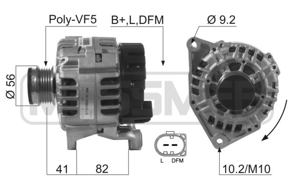 Generator 14V 120A