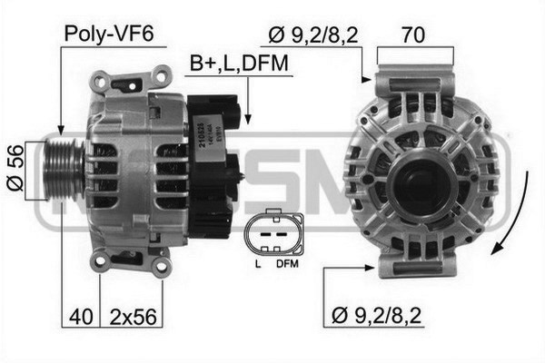 Generator 14V 140A