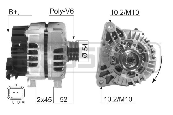 Generator 14V 120A
