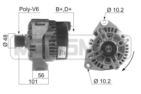Generator 14V 120A