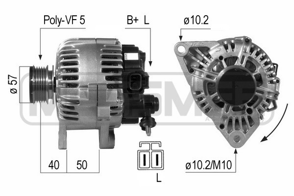 Generator 14V 120A