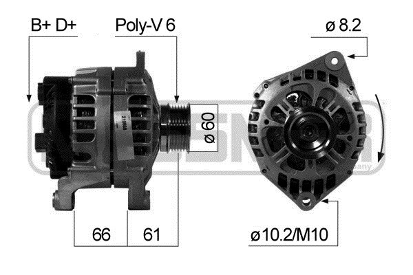 Generator 14V 150A
