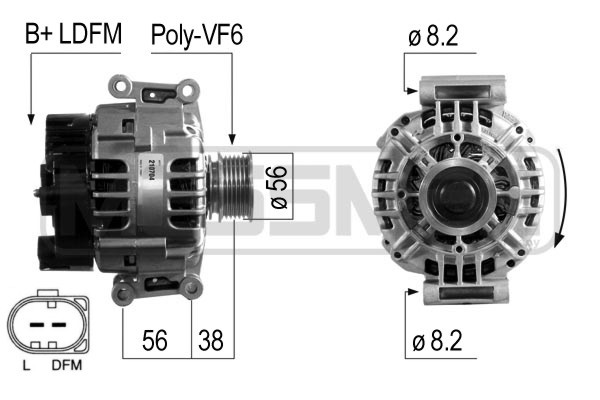 Generator 14V 120A