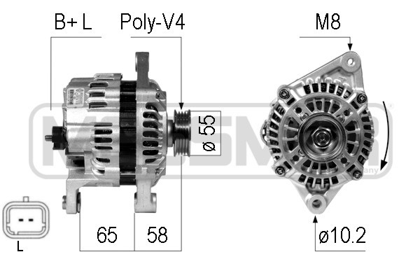 Generator 14V 110A