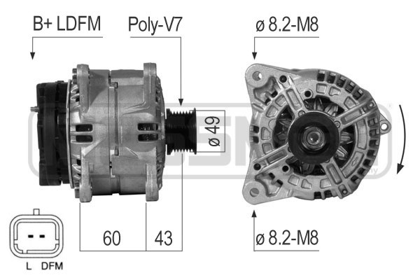 Generator 14V 150A